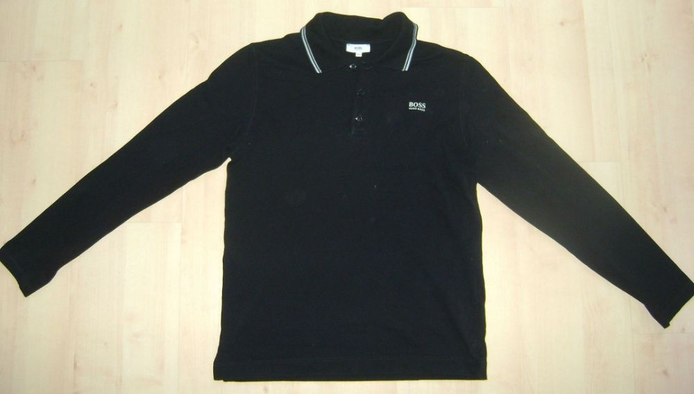 jak nowe HUGO BOSS oryginalne polo z długim rękawem bluzka bluza roz S