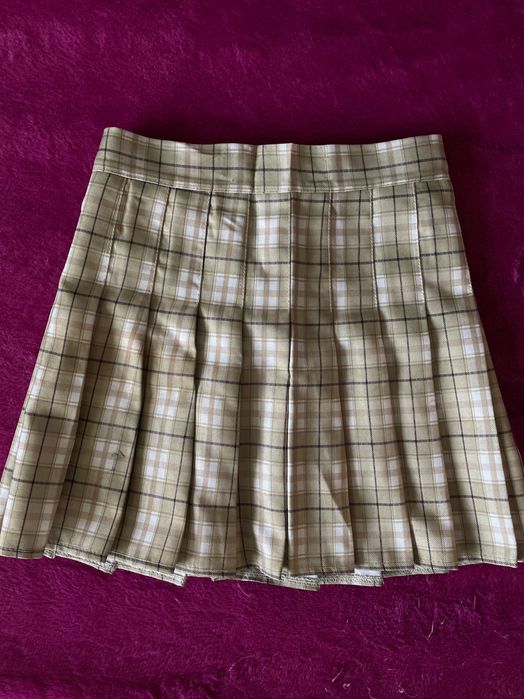 Modna spódniczka w kratkę 146-152 cm