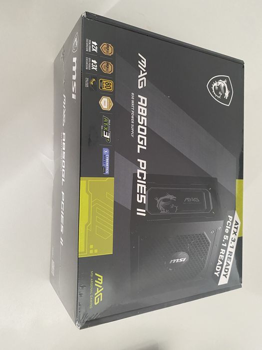 Nowy zasilacz MSI MAG A850GL 850W