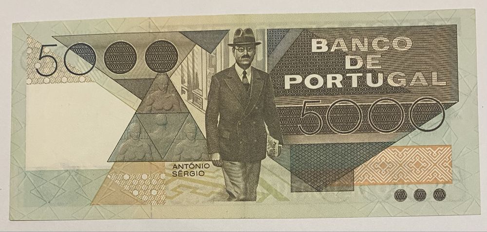 Nota 1121 - Cinco Mil Escudos 1985