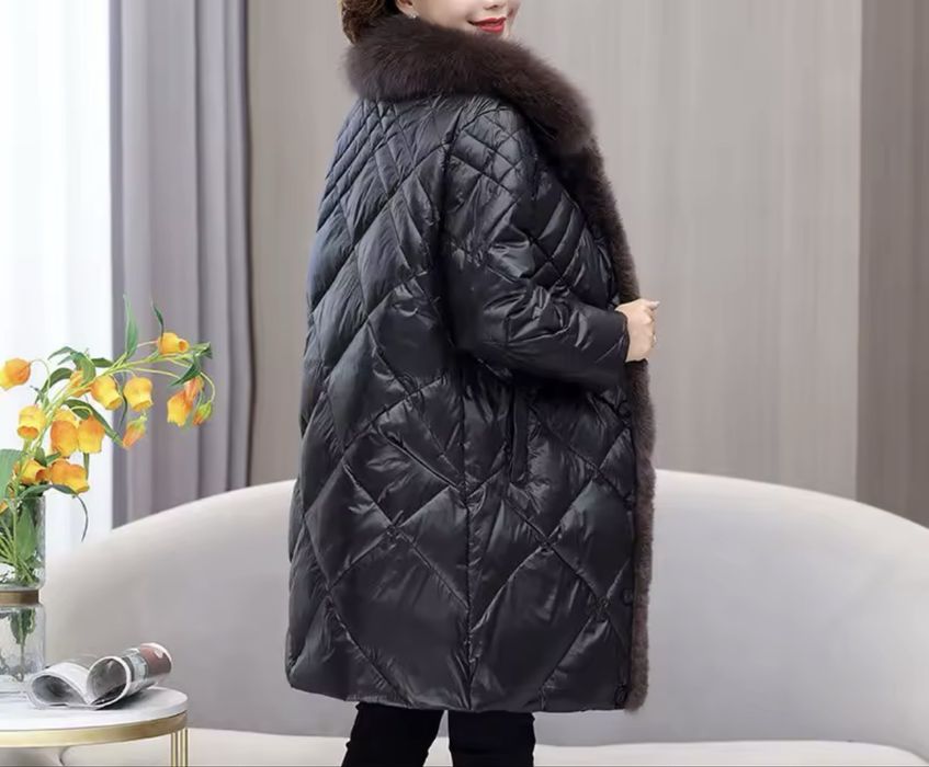 Пуховик подовжений