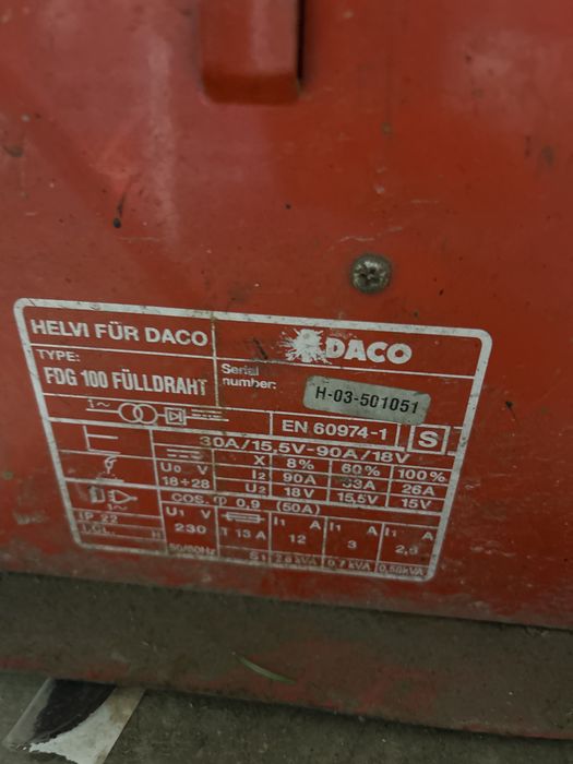 Spawarka daco FDG fulldraht