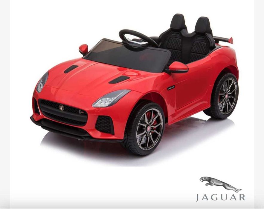 Vendo carro jaguar de criança vermelho novo 2 assentos e com comando
