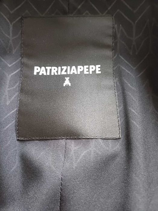 PATRIZIA PEPE Płaszcz na suwak Essential 2 w jednym