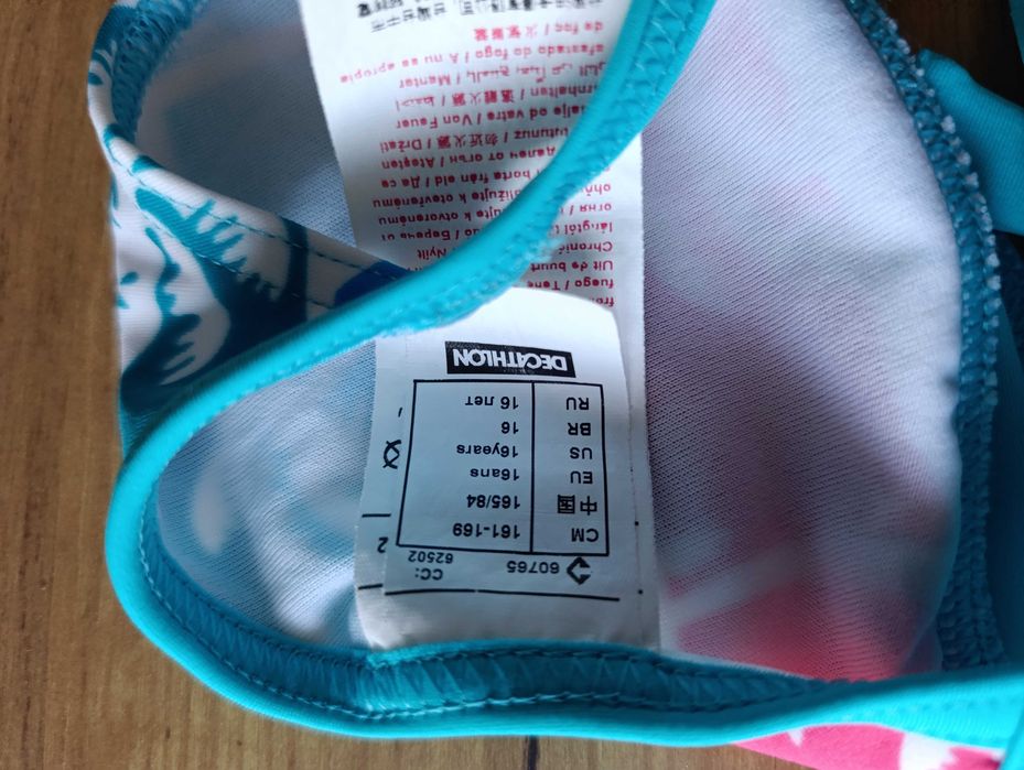 Strój kąpielowy dzięwczęcy decathlon