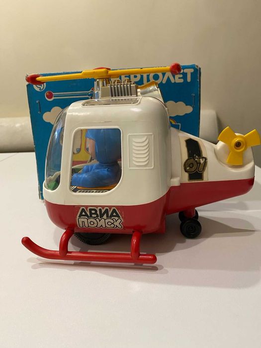 Игрушка вертолет СССР в родной упаковке