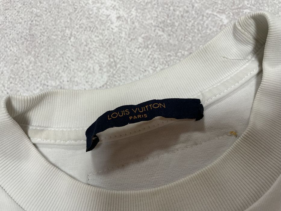 Футболка Louis Vuitton big logo white