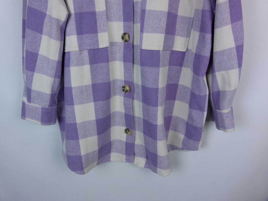 Primark grubsza koszula koszulowa kurtka krata 42 / 44