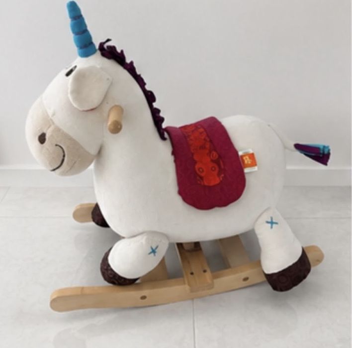Cavalinho de madeira de baloiço -  B.TOYS