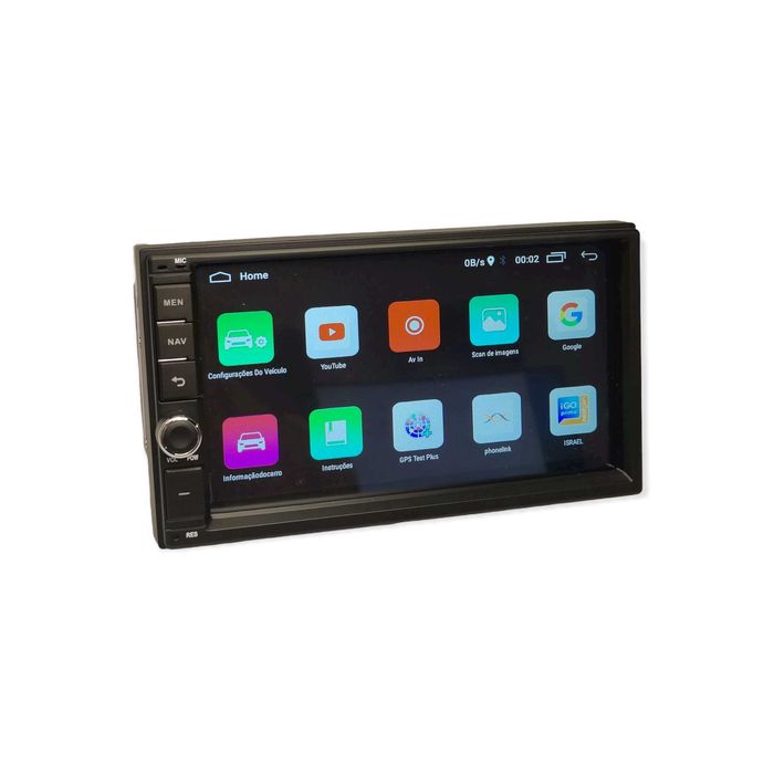 Rádio 2 DIN Android 13 Botões físicos – RDS GPS WIFI 2 DIN 2GB RAM