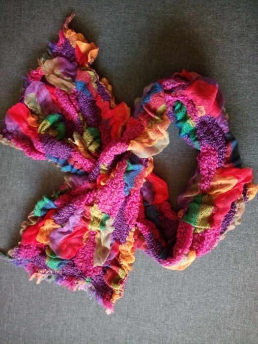 Piękny szal boho etno 165 cm