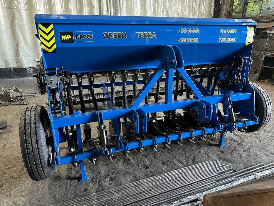 Сеялка Зерновая Навесная GreenTerra СЗ 1,8-2,1 Стандарт навісна сівалк