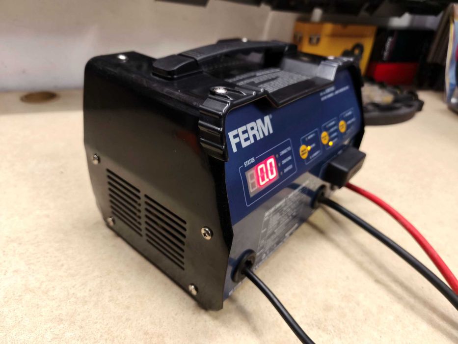 FERM BCM1020 prostownik ładowarka do akumulatorów 6V 12V rozruch 75A