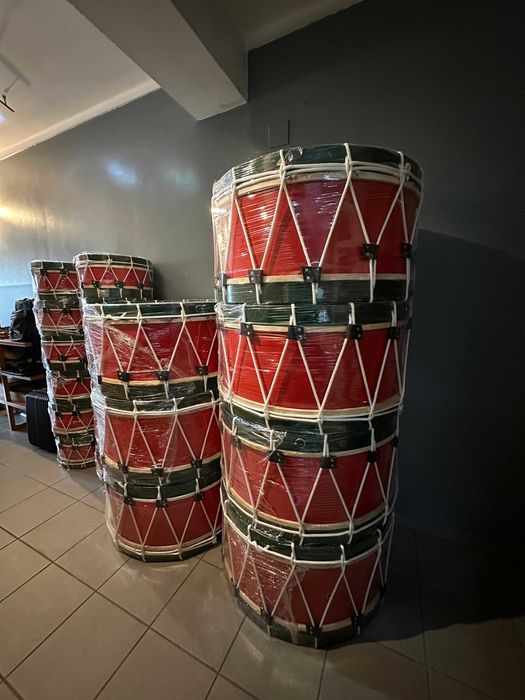 Bombo Grande Zés Pereiras de 70cm, instr. tradicional de qualidade