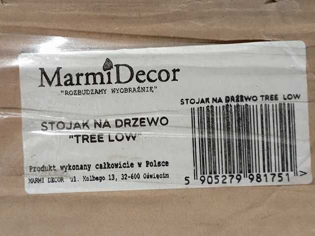 Stojak na drewno do kominka nowy