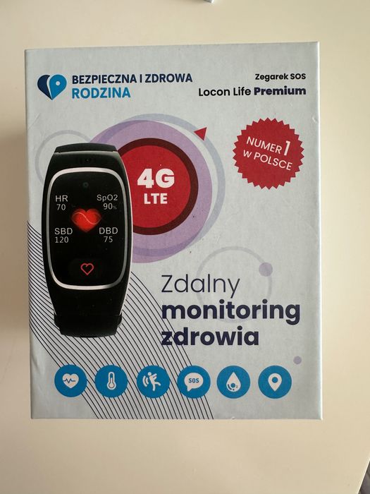 Opaska SOS dla seniora model LOCON LIFE PLUS używane