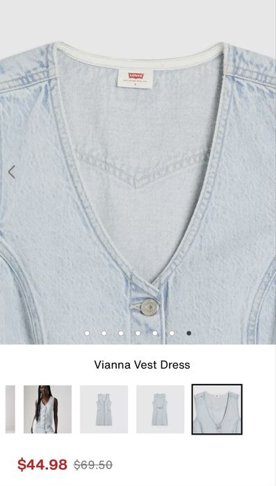 Levi’s сарафан джинсовый