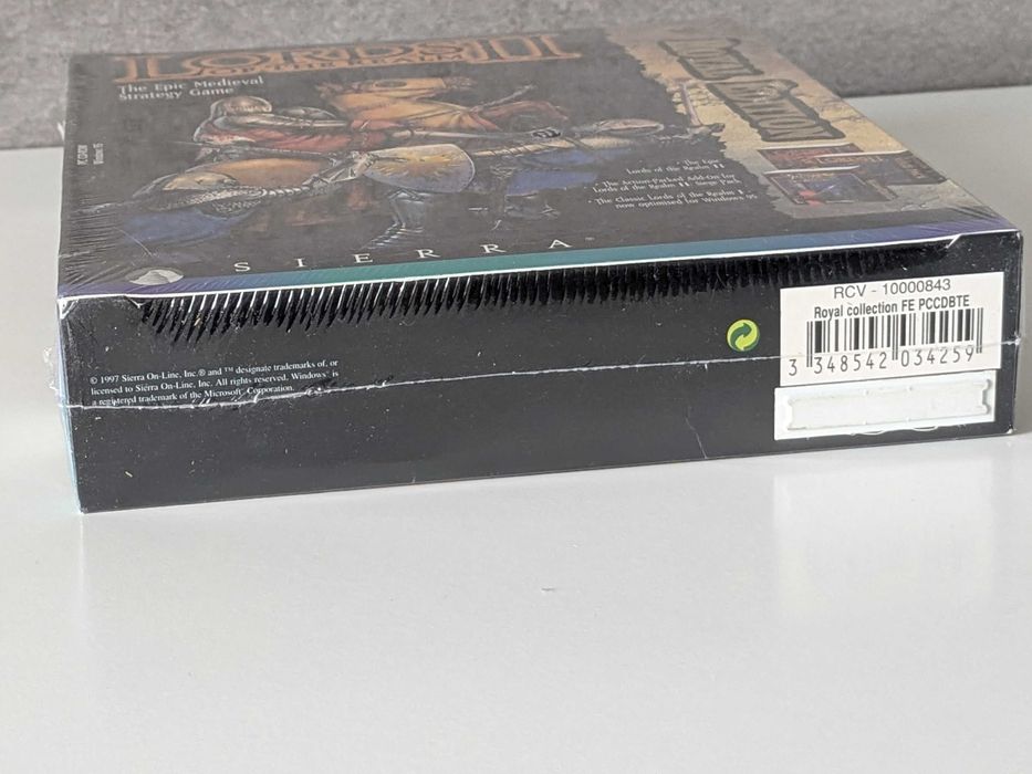 Lords of the Realm II Royal Edition gra folia BIG BOX PC ENG z 1996 r.