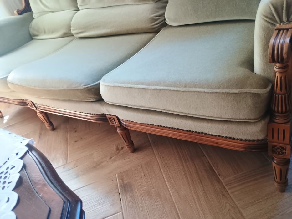 Sofa + 2 fotele do renowacji