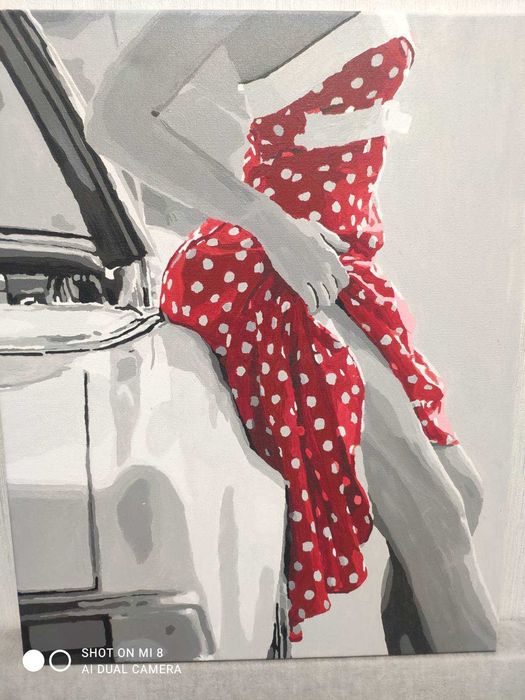 картина по номерам (готовая работа)