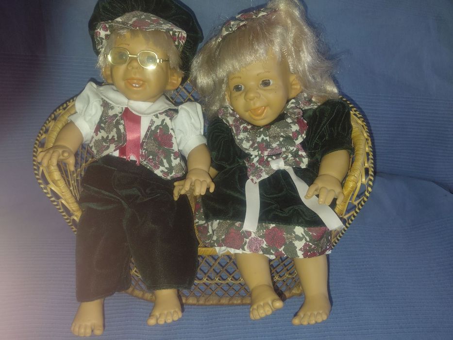 Колекція вінтажних характерних ляльок.Іспанія