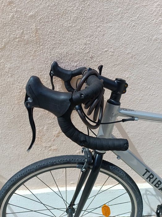 Bicicleta de estrada Homem RC100 Cinzento - TRIBAN