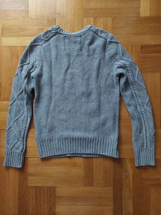 Męski sweter w szarym kolorze.  H&M. Rozmiar  S.