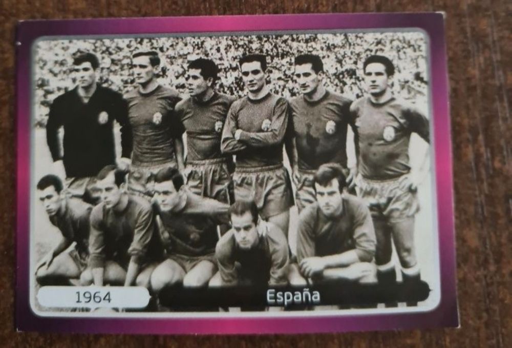 Espania Hiszpania 1964 - Naklejka Panini Euro 2012