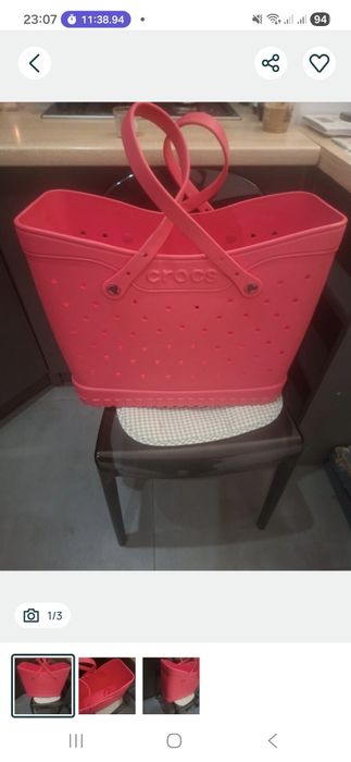 Torba crocs plażowa large wodoodporna nowa zakupy