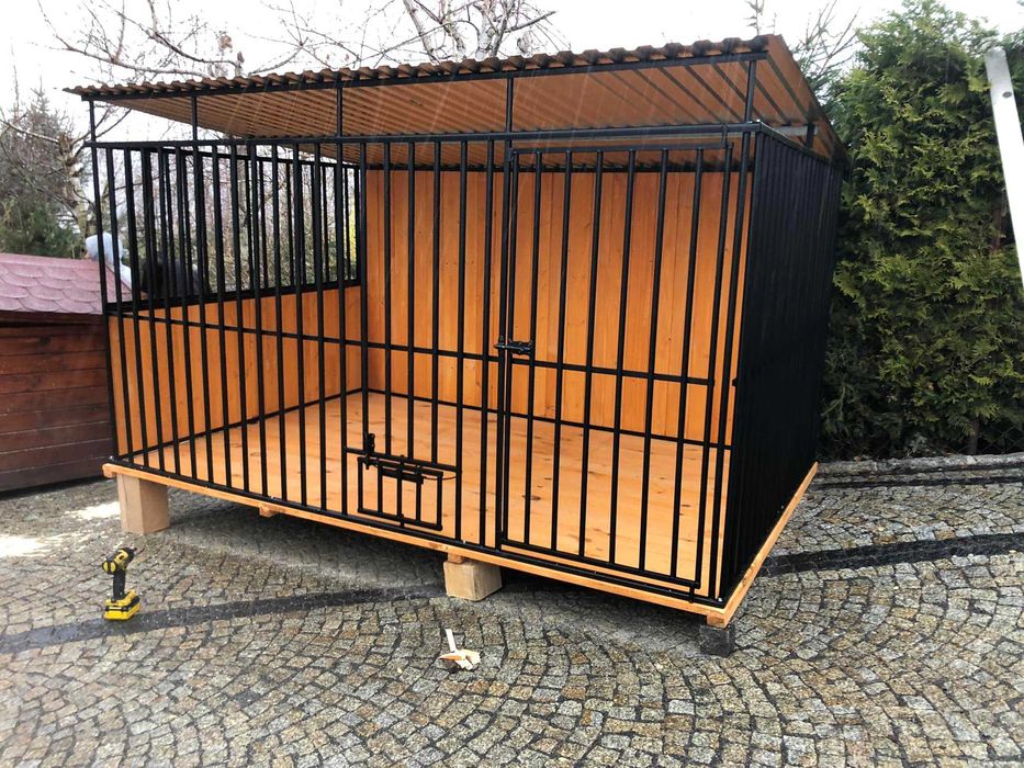 Klatka dla psa- solidna--mocna_kojec dostępny od ręki