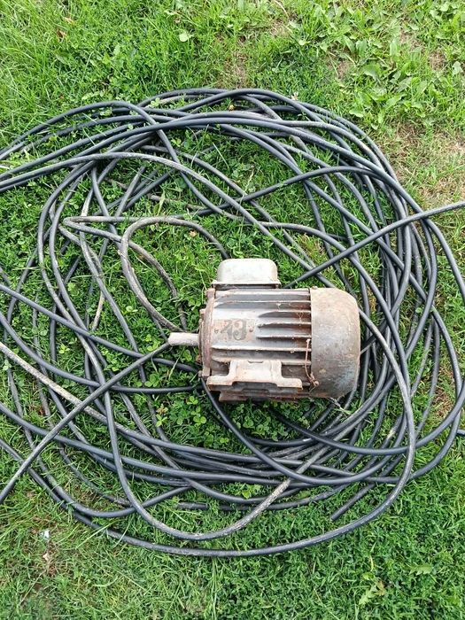 Silnik siłowy plus kabel 30m kompresor/betoniarka/inne