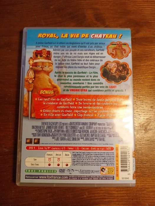 Garfield 2 DVD 2006