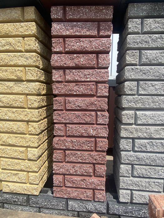 Цегла кая.Цегла на стовпчики.Цегла на паркан