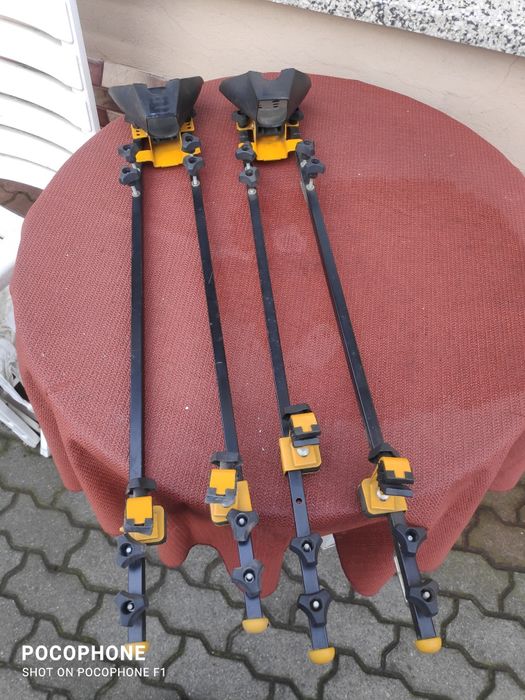 Bagażnik dachowy rowerowy na relingi x2