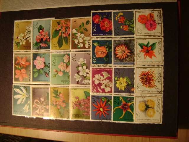 Znaczki pocztowe polskie kasowane Zestaw 667 sztuk+klaser A4/24 strony