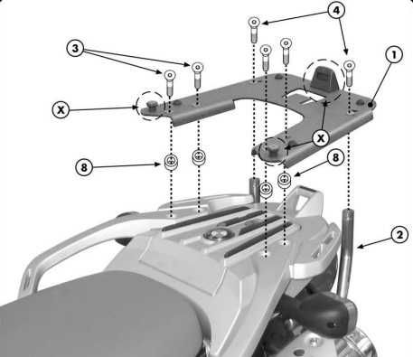 Placa para TopBox - Givi SR685 Monokey