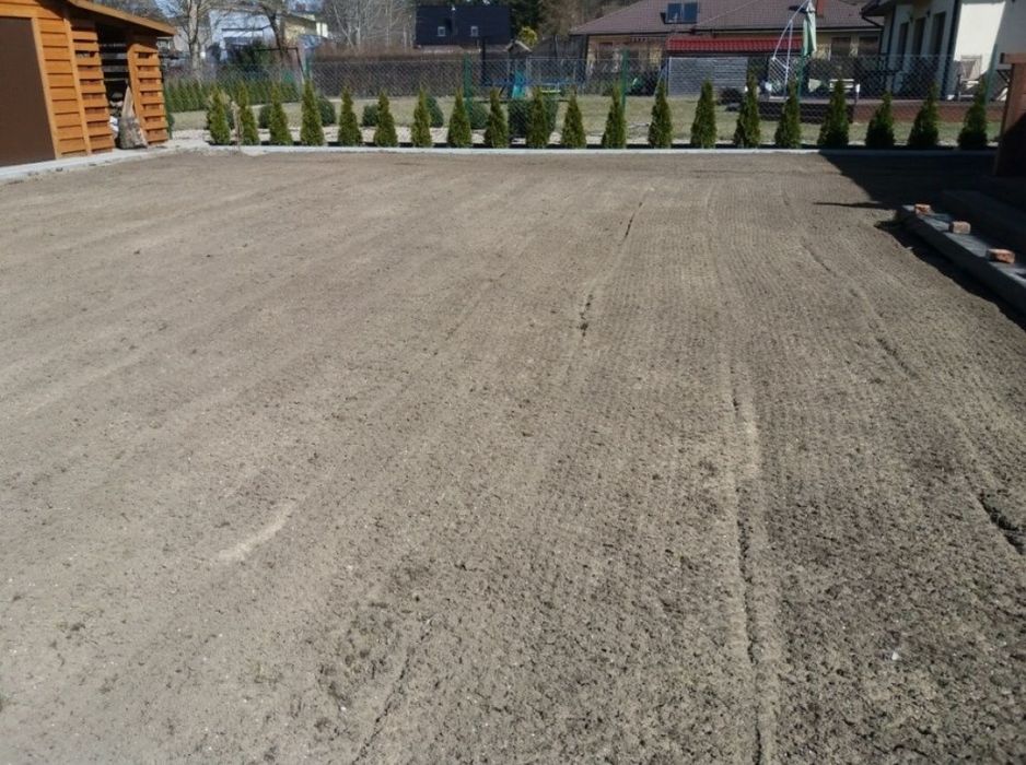 GLEBOGRYZARKA SEPARACJNA Przygotowanie terenu niwelacja wyrównywanie