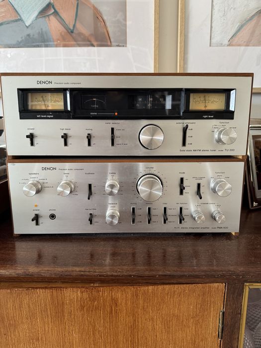 Raro Aplificador Denon PMA-400 + Tuner TU-300