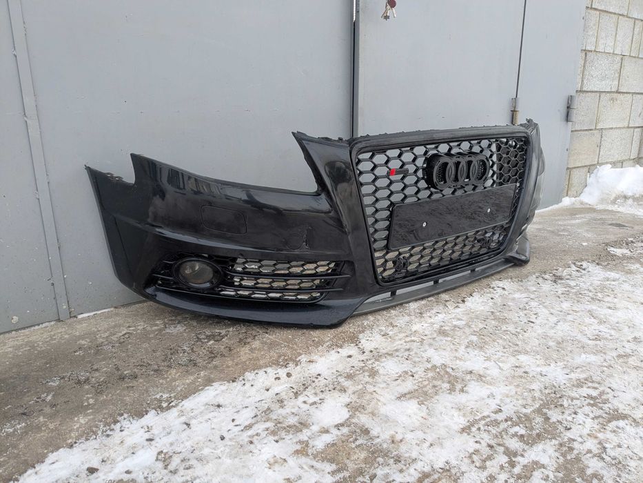 Бампер передній Audi A4 B8 Ауді А4 Б8 LZ9Y 08-12 рік S-line Передний