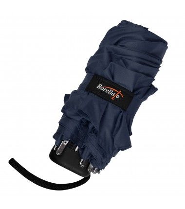 Parasol damski składany w etui granatowy