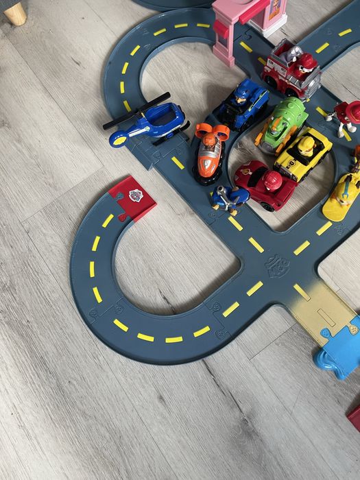 Ogromny zestaw miasto psi patrol pojazdy figurki