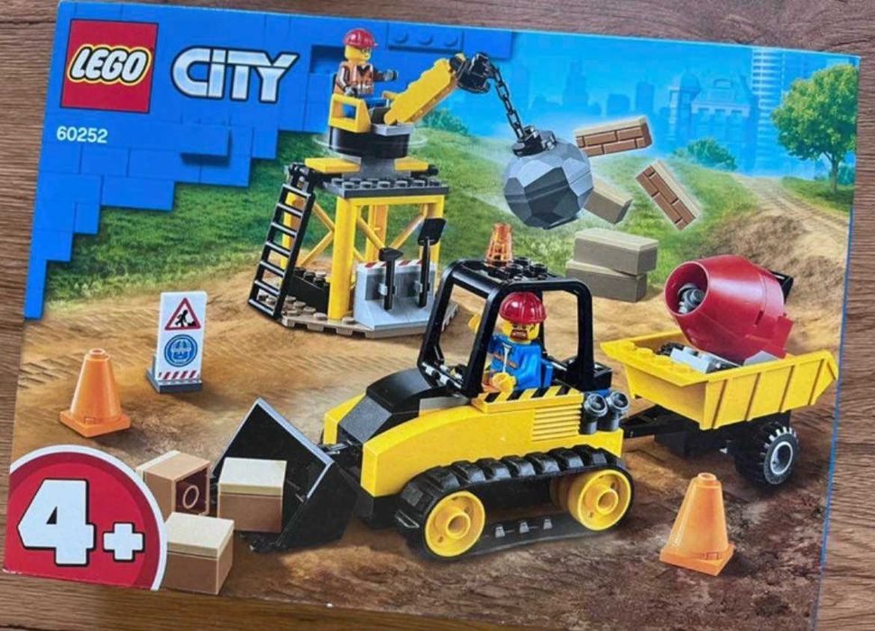 Nowy zestaw Lego City 60252, Buldożer budowlany