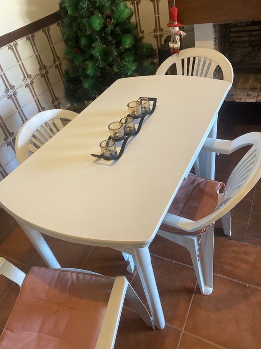 Mesa extesivel branca