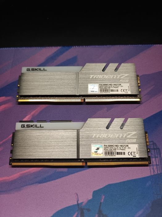 G.SKILL Trident Z RGB 16GB (2x8GB) DDR4 3200MHz CL16 – Idealny stan