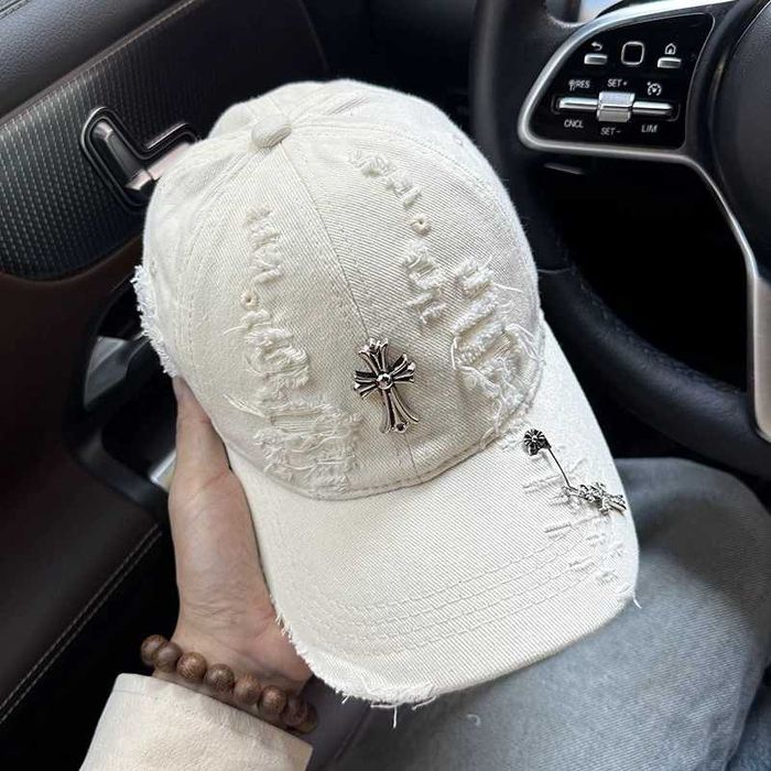 Біла Кепка Chrome Hearts | Хром Хартс