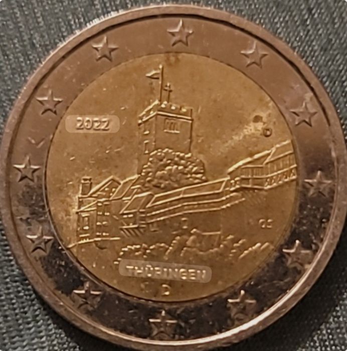 Moeda 2€, Alemanha 2022