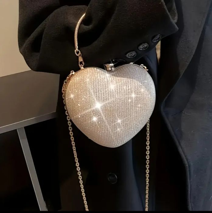 Torebka złota, serce+ kolczyki gratis