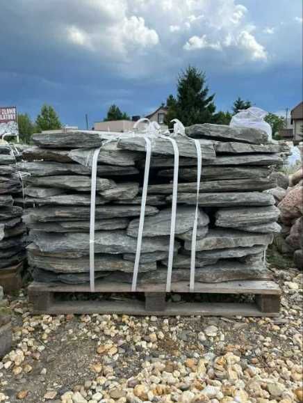 Łupek Szarogłazowy Kamień Płyty Kaskadowe Elewacja Ścieżka Akwarium