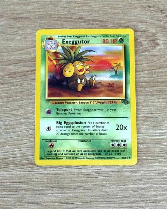 Jungle Cartas Originais Pokémon TCG WOTC - ING