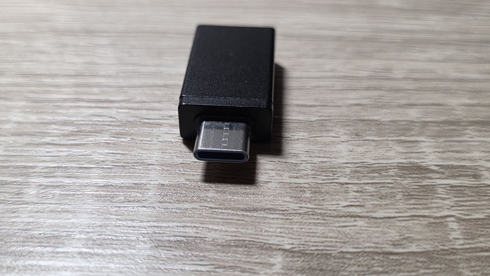 Adapter USB 3.0 -> USB -C , czarny